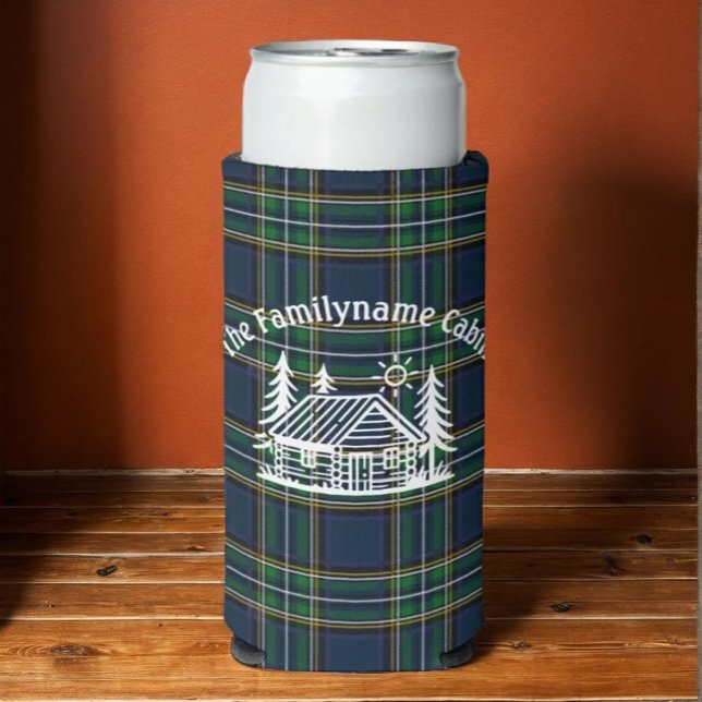 Custom Family Cabin Tartan Selters Dosenkühler (Von Creator hochgeladen)