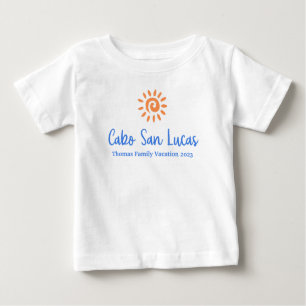 Custom Family Cabo San Lucas Urlaub Weihnachten Baby T-shirt