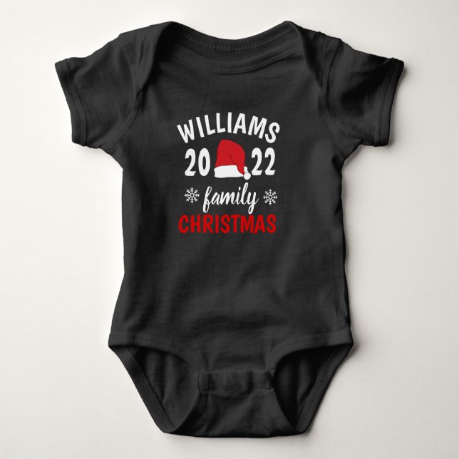 Custom Family Christmas 2022 T - Shirt (Vorderseite)