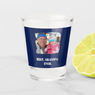 Custom Family Foto Abuelo Nonno Bestes Opa je Schnapsglas