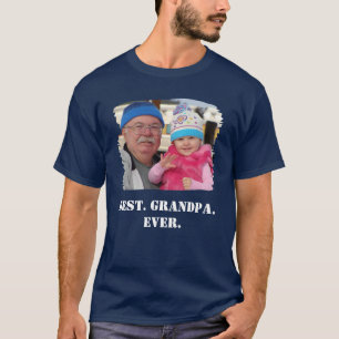 Custom Family Foto Abuelo Nonno Bestes Opa je T-Shirt