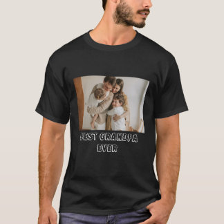 Custom Family Foto Beste Opa je T-Shirt