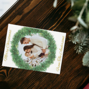 Custom Family Foto Christmas Card Kleider-Design