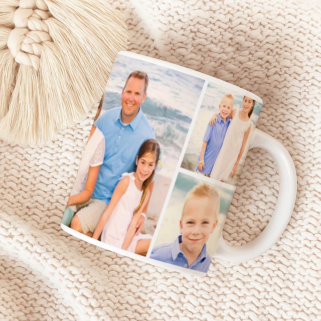 Custom Family Foto Collage Kaffeetasse (Von Creator hochgeladen)