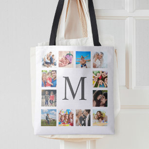 Custom Family Foto Collage Personalized White