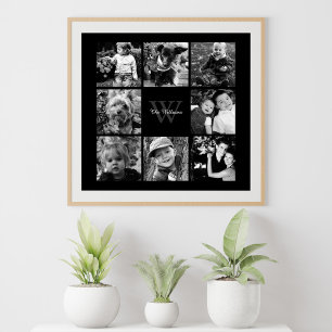 Custom Family Foto Collage Poster