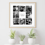 Custom Family Foto Collage Poster<br><div class="desc">Collage aus dem Foto der Familie.</div>