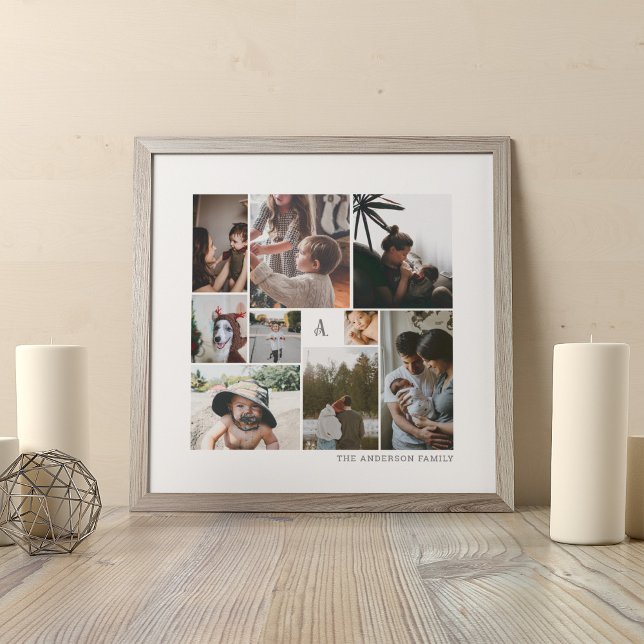 CUSTOM FAMILY FOTO COLLAGE POSTER UND DRUCK (Von Creator hochgeladen)