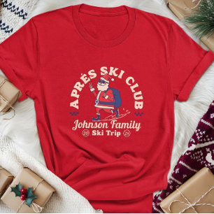 Custom Family Friends Group Ski Trip Ice Skaten T-Shirt