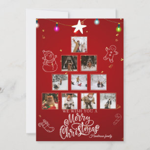 Custom Family Gruß frohe Weihnachten Foto