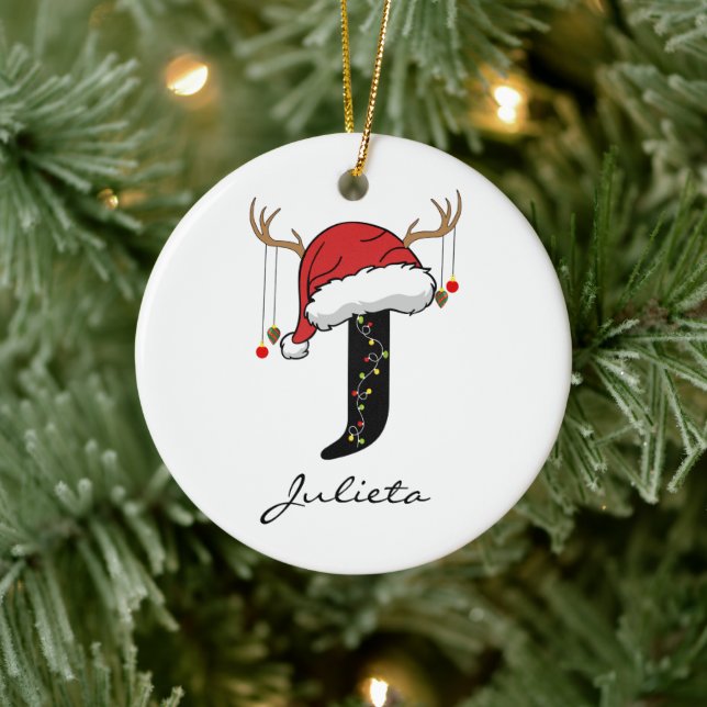 Custom Family Holiday Ornament for Mom or Dad (Baum)