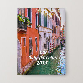 Custom Family Italy Trip Photo  Button