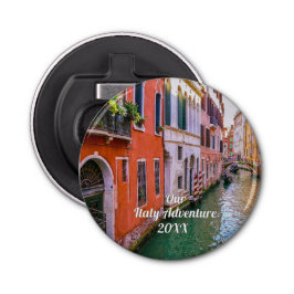 Custom Family Italy Trip Photo  Flaschenöffner