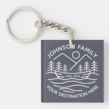 Custom Family Lake Camping Vacacation Group Matchi
