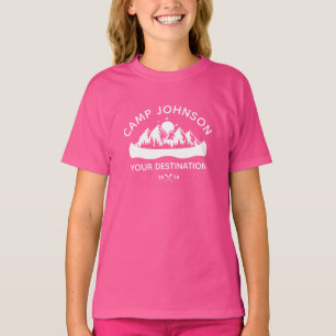 Custom Family Lake Camping Vacacation Group Matchi T-Shirt