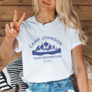 Custom Family Lake Camping Vacacation Group Matchi T-Shirt