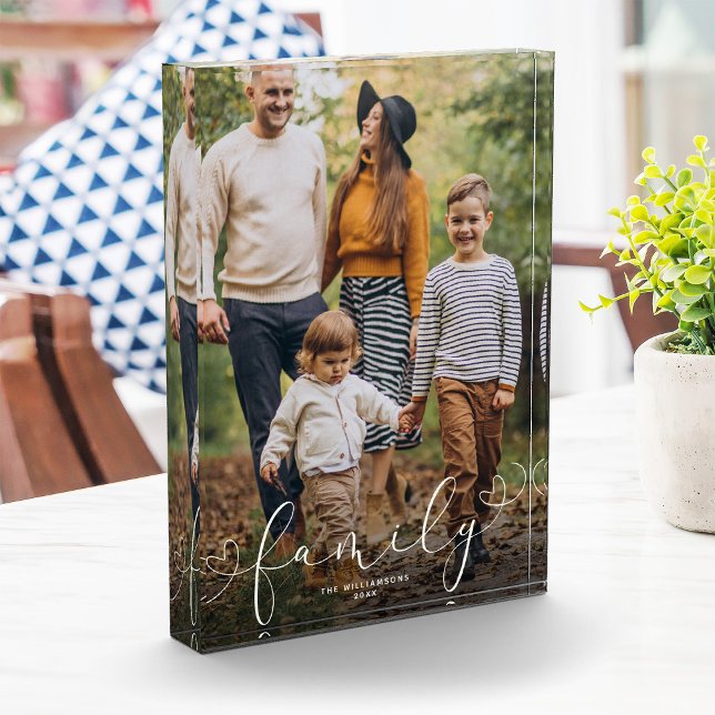 Custom Family Modernes Heftskript Fotoblock (Von Creator hochgeladen)