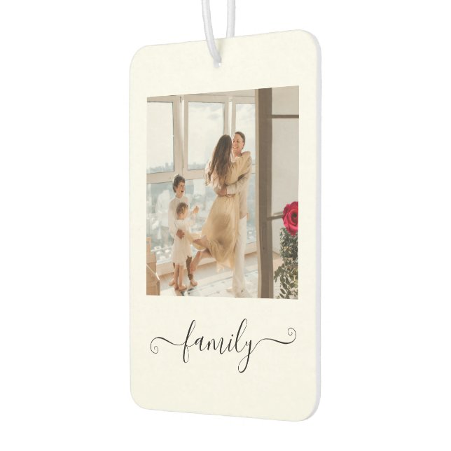 Custom Family Photo Freshener Autolufterfrischer (Links)