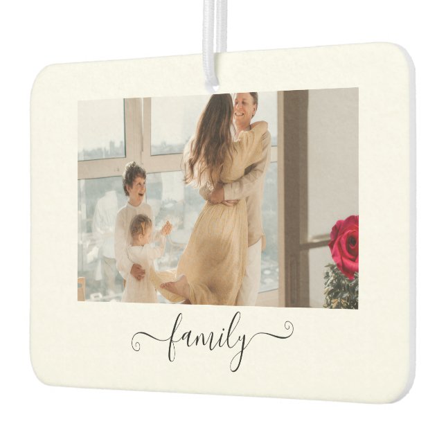 Custom Family Photo Freshener Autolufterfrischer (Links)