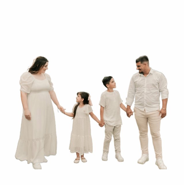 Custom Family Photo Gifts Keepsake  Fotoskulptur Magnet (Vorne)