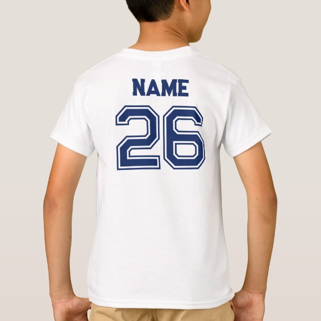 Custom Family Reunion Baseball Jersey Style  T-Shirt (Rückseite)