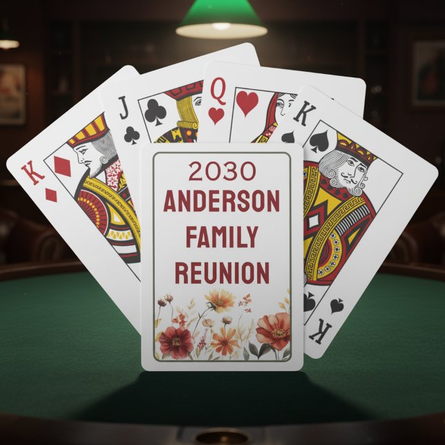 Custom Family Reunion Game Playing Cards Spielkarten (Von Creator hochgeladen)