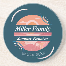 Custom Family Reunion Lake Getränkeuntersetzer