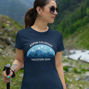 Custom Family Ski Trip Blue Mountain Women's T-Shirt