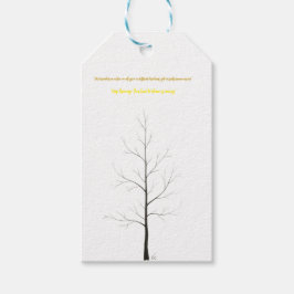 Custom Family Tree: Elegant Minimalist Art Geschenkanhänger