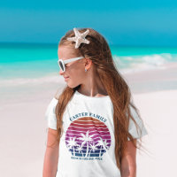 Custom Family Vacation Beach Palm Tree Kinder