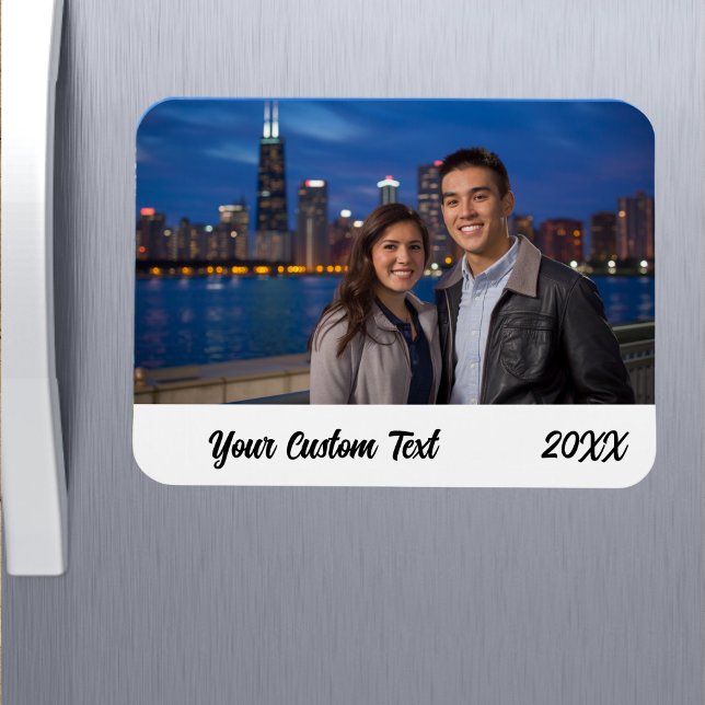 Custom Family Vacation Foto Kühlschrank Magnet (Von Creator hochgeladen)