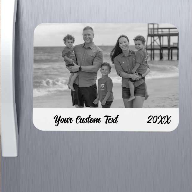 Custom Family Vacation Foto Kühlschrank Magnet (Von Creator hochgeladen)
