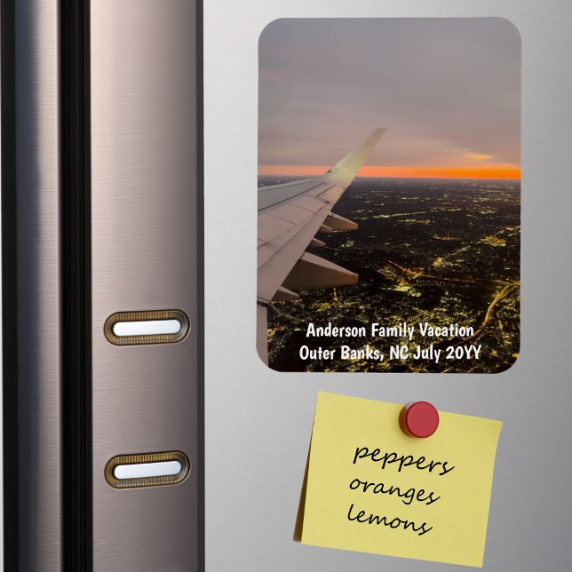 Custom Family Vacation Foto Kühlschrank Magnet (Von Creator hochgeladen)