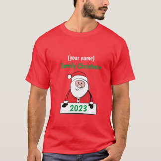Custom Family Weihnachten T-Shirt