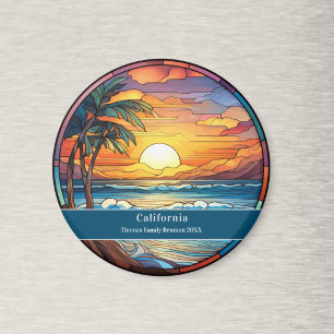 Custom Family Wiedersehen Beach Souvenir Magnet