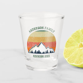 Custom Family Wiedersehen Beautiful Nature Sunset Schnapsglas