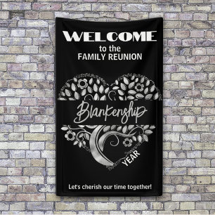 Custom Family Wiedersehen Herzstück Art Tree Schwa Banner