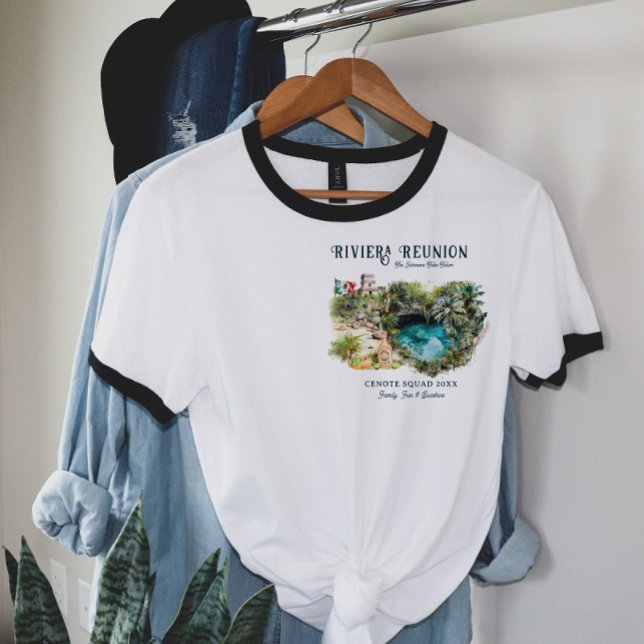 Custom Family Wiedersehen Tulum Sommerferien T-Shirt (Von Creator hochgeladen)
