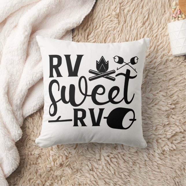CUSTOM FARBE RV Sweet RV Camping Kissen (Decke)