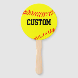 Custom Fastpech Softball Fans für Fans! Fächer