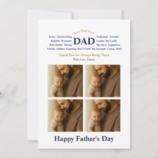 Custom Father's Day  Karte