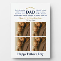 Custom Father's Day Plaque