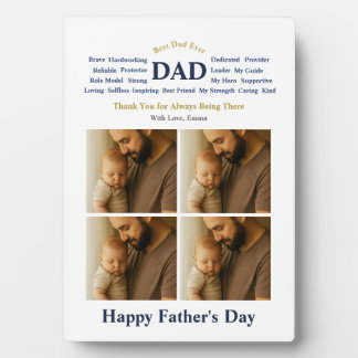 Custom Father's Day Plaque Fotoplatte
