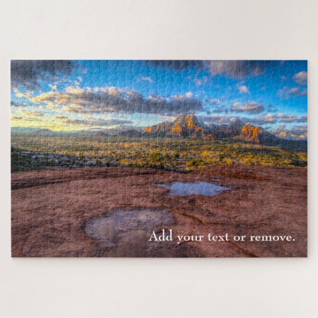 Custom, felsige Berglandschaft, Colorado, Puzzle (Horizontal)