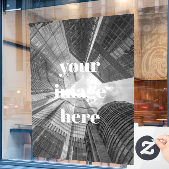 Custom Fensteraufkleber (Café-Fenster)