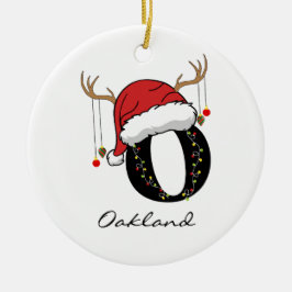 Custom Festive Christmas Ornament for Coworkers