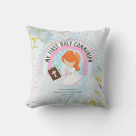 Custom First Heilige Kommune Niedlich Red Hair Gir Kissen