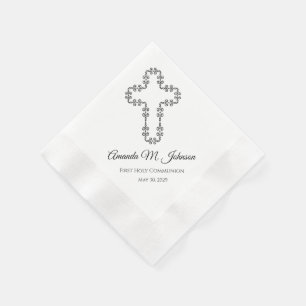 Custom First Heilige Kommunion Napkins Serviette