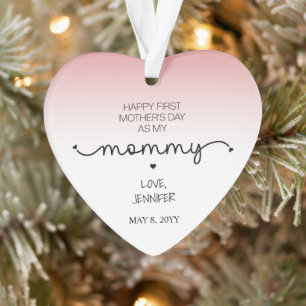 Custom First Mother's Day Gift New Mommy Keepake Ornament
