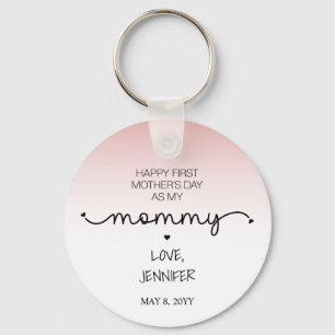 Custom First Mother's Day New Mommy Keepsake Gifts Schlüsselanhänger